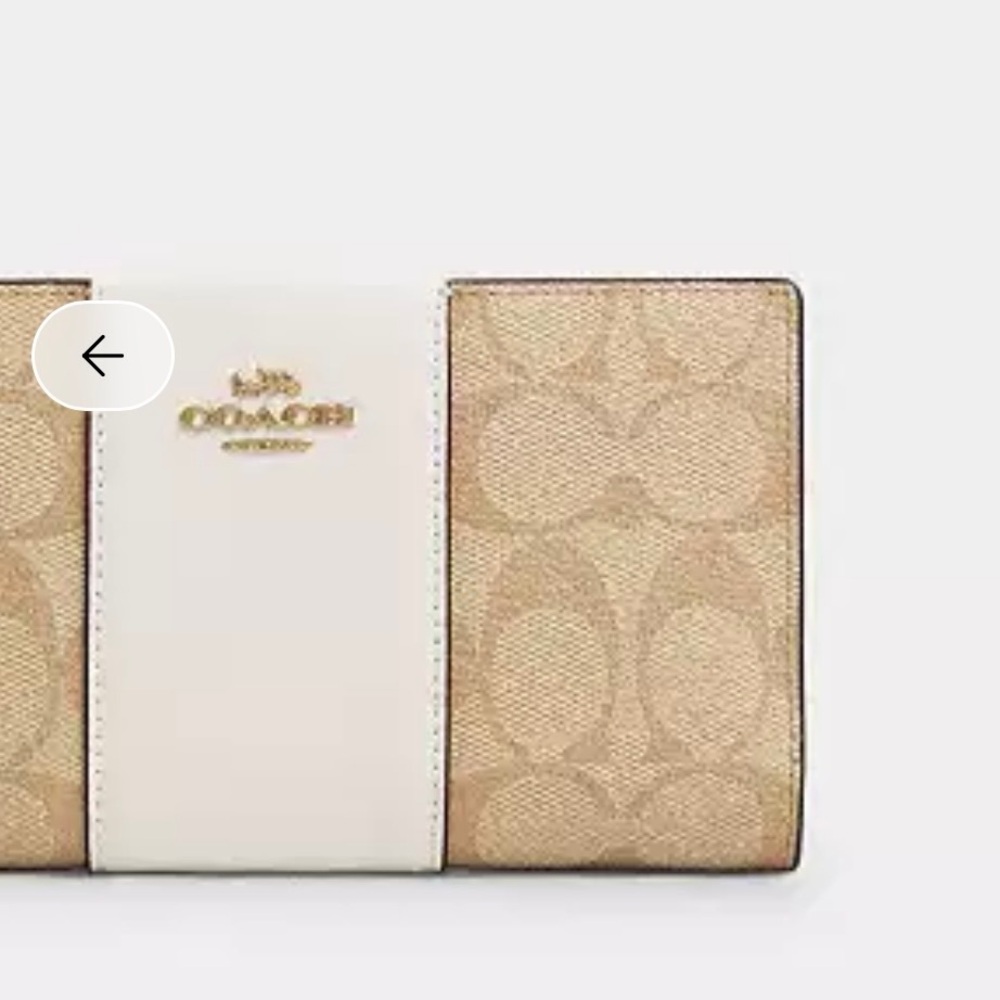 COACH SLIM ZIP WALLET NWOT - Picture 3 of 9